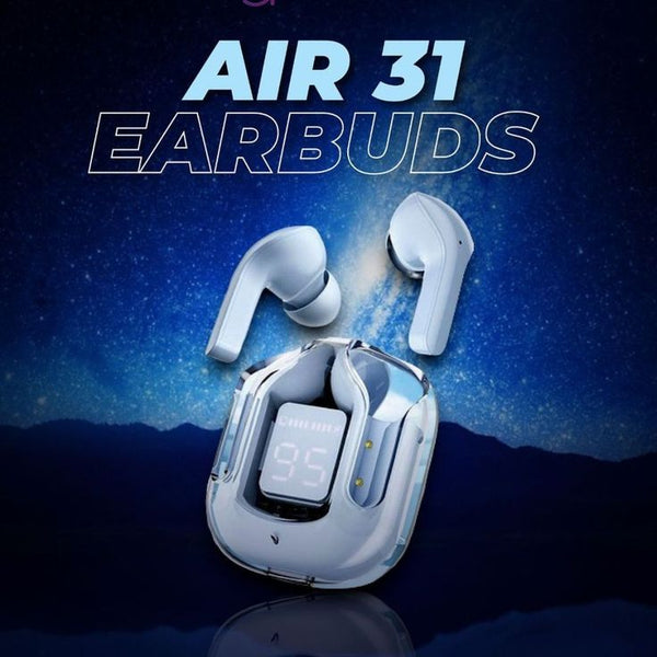 Air31 earbuds With SILICON Case with Type C