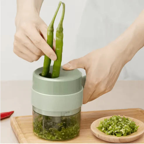 Wireless Chopper Pro – Rechargeable Mini Electric Food Chopper for Garlic, Vegetables & Nuts